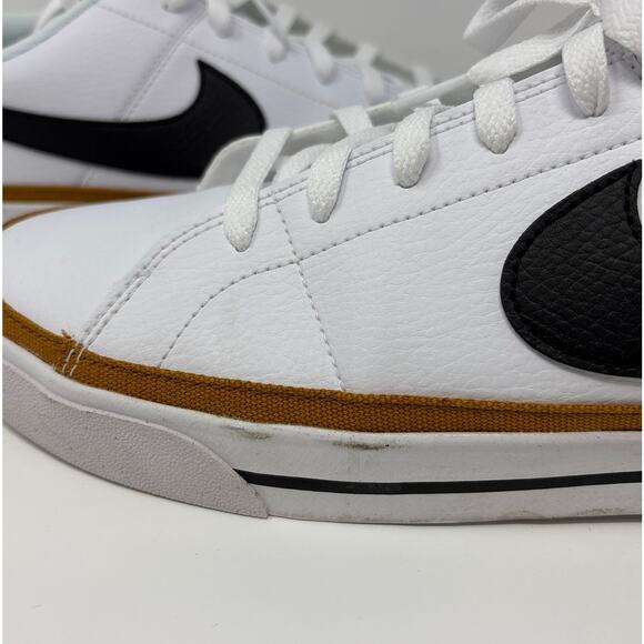 Nike Court Legacy Leather Mens Shoes Size 12, Color: White Desert Ochre - Used